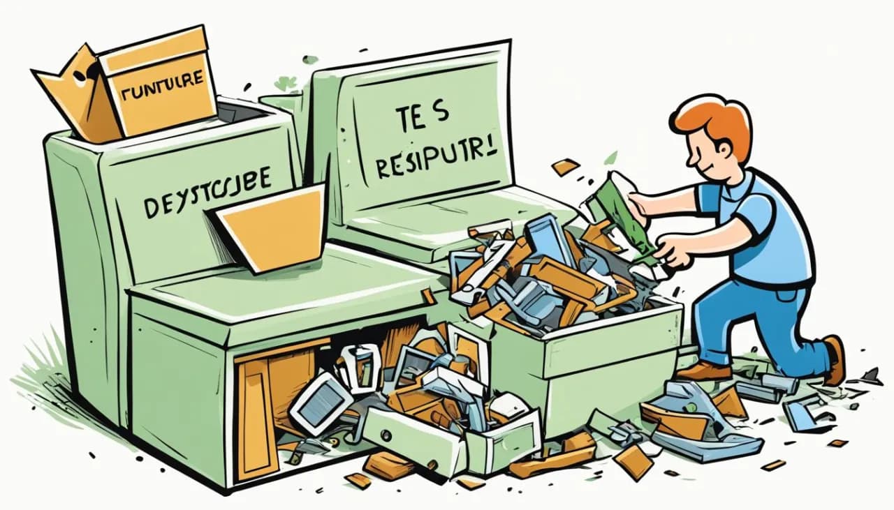 Jak pozbyć się starych mebli i uniknąć problemów z utylizacją Jak pozbyć się starych mebli i uniknąć problemów z utylizacją