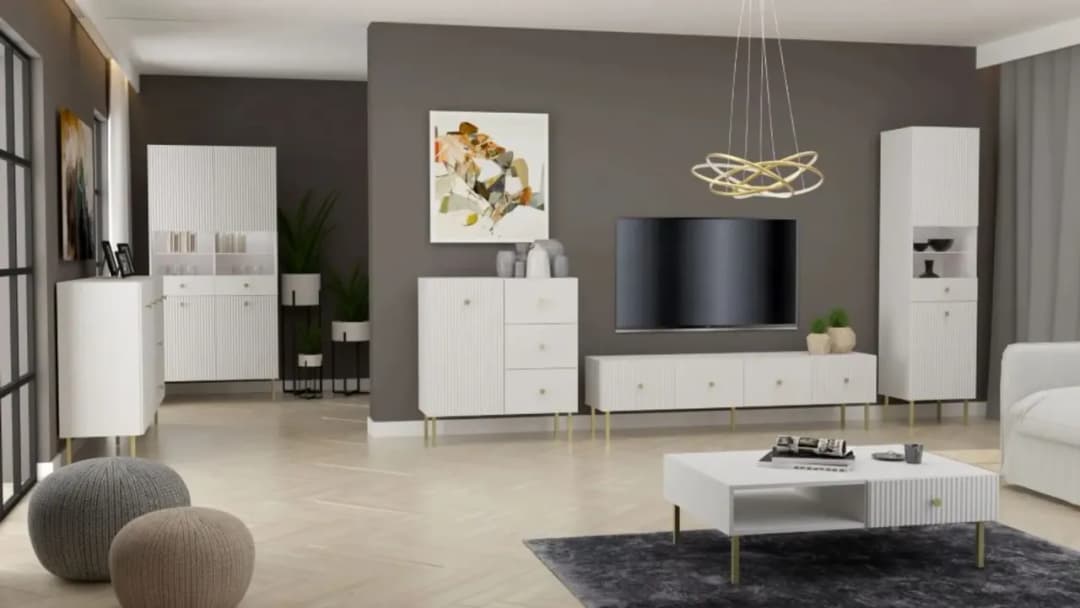 Najlepsze kolory ścian do białych mebli w salonie - poradnik