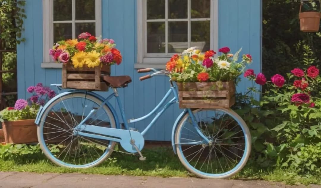 Jak zrobić kwietnik z roweru: 8 prostych kroków DIY